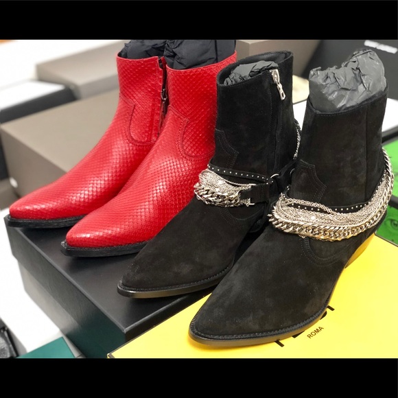 Saint Laurent Python Lukas 40 boots - Picture 7 of 8